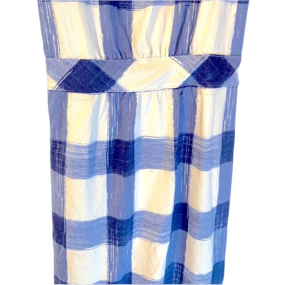 VINEYARD VINES Painted Gingham Print Sleeveless Tie Waist Dress size S - Picture 8 of 11